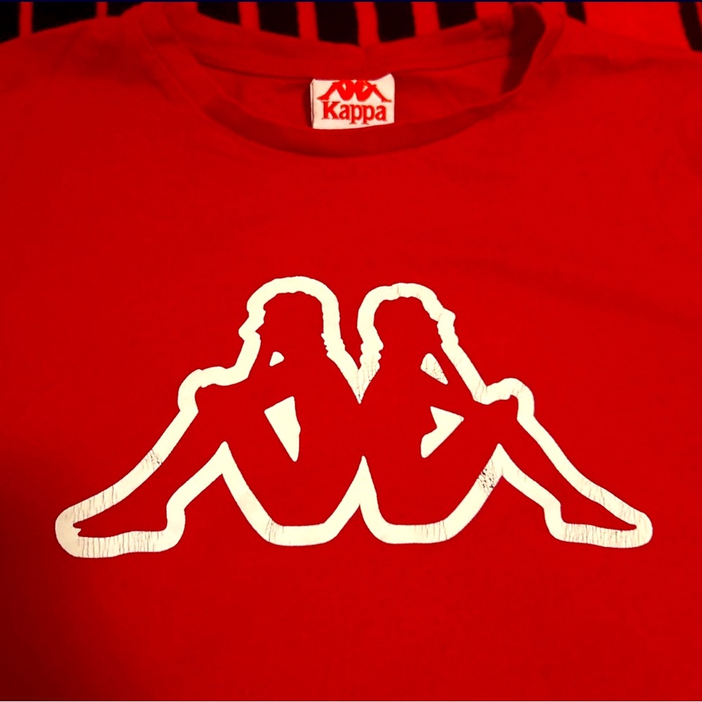 Red kappa shirt